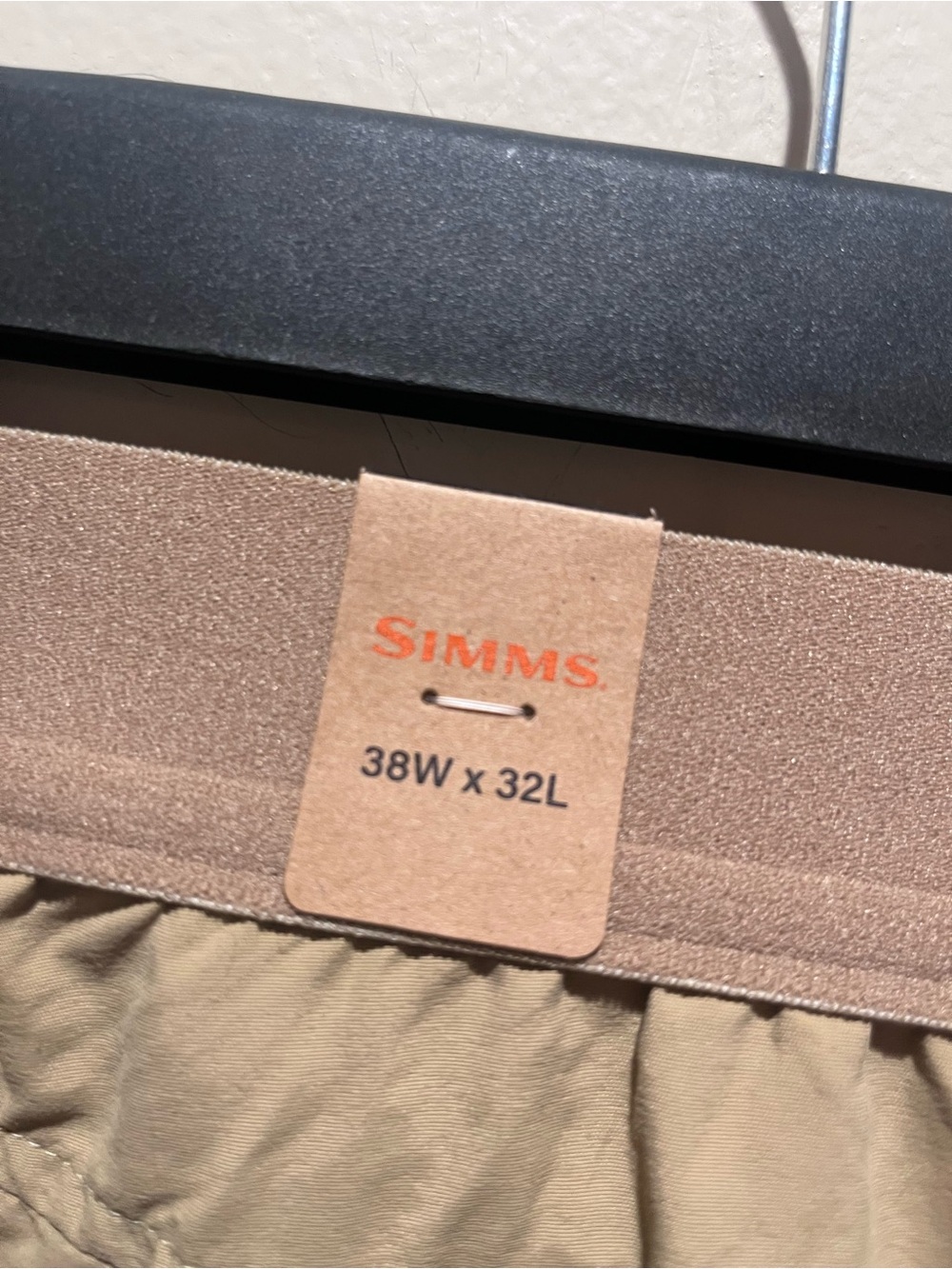 Simms Men's Tan Fishing Chinos - 38W x 32L